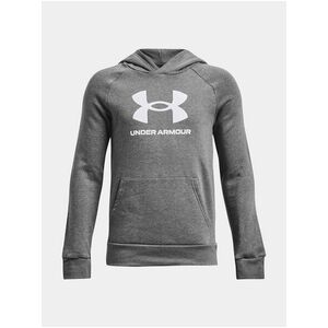 Šedá chlapčenská mikina Under Armour UA Rival Fleece BL Hoodie vyobraziť