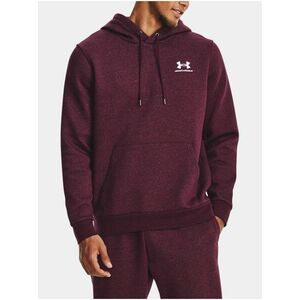 Vínová mikina Under Armour UA Essential Fleece Hoodie vyobraziť