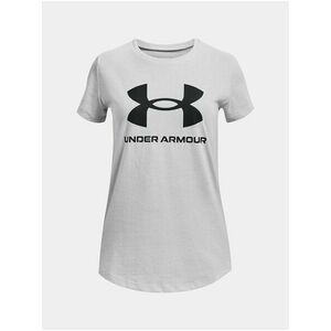 Svetlosivé tričko Under Armour UA G SPORTSTYLE LOGO SS vyobraziť