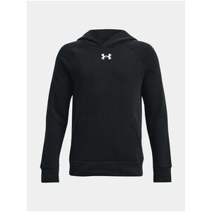 Čierna detská mikina s kapucňou Under Armour UA Rival Fleece Hoodie vyobraziť