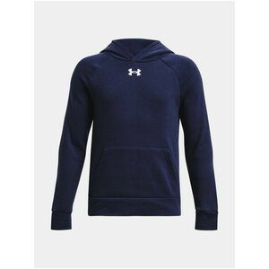 Tmavomodrá chlapčenská mikina s kapucňou Under Armour UA Rival Fleece Hoodie vyobraziť