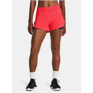 Červené dámske športové kraťasy Under Armour Flex Woven 2-in-1 Short vyobraziť