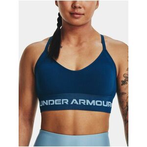 Tmavomodrá športová podprsenka Under Armour UA Seamless Low Long Bra vyobraziť