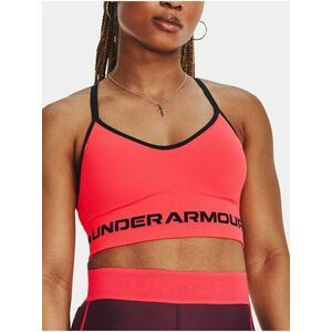 Červená športová podprsenka Under Armour UA Seamless Low Long Bra vyobraziť