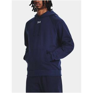 Tmavomodrá mikina s kapucňou Under Armour UA Rival Fleece Hoodie vyobraziť