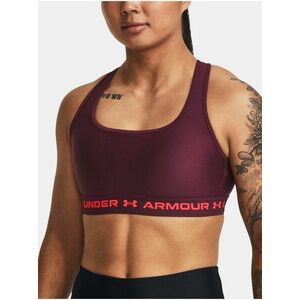 Vínová dámska športová podprsenka Under Armour UA Crossback Mid Bra vyobraziť