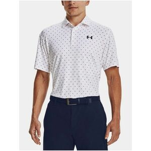 Biele športové polo tričko Under Armour UA Playoff 3.0 Printed Polo vyobraziť