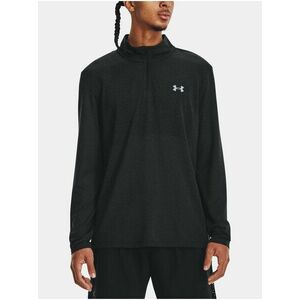 Čierne športové tričko Under Armour UA SEAMLESS STRIDE 1/4 ZIP vyobraziť