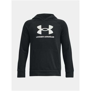 Čierna chlapčenská mikina s kapucňou Under Armour Rival vyobraziť