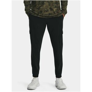 Čierne športové nohavice Under Armour UA Stretch Woven Cargo Pants vyobraziť