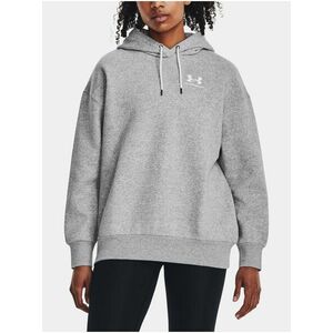 Sivá mikina Under Armour Essential Flc OS Hoodie vyobraziť