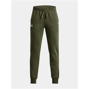 Kaki tepláky Under Armour UA Rival Fleece Joggers vyobraziť