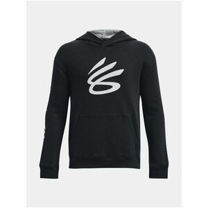 Čierna mikina s kapucňou Under Armour Curry Boys Splash Hoodie vyobraziť