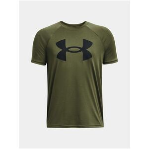 Khaki športové tričko Under Armour UA Tech Big Logo SS vyobraziť