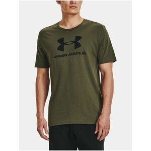 Khaki pánske tričko Under Armour Sportstyle vyobraziť