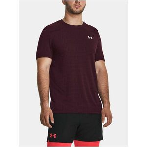 Vínové športové tričko Under Armour Vanish Grid SS vyobraziť