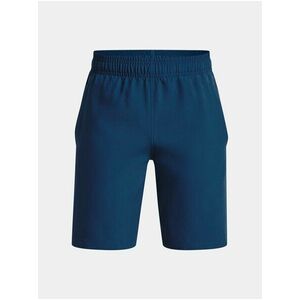 Tmavomodré športové kraťasy Under Armour UA Woven Graphic Shorts vyobraziť