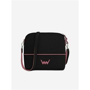 Čierna dámska crossbody kabelka Vuch Cara Canva Black vyobraziť