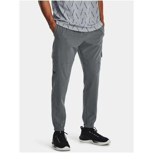 Šedé športové nohavice Under Armour UA Stretch Woven Cargo Pants vyobraziť