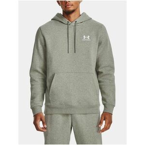 Sivá mikina Under Armour UA Essential Fleece Hoodie vyobraziť