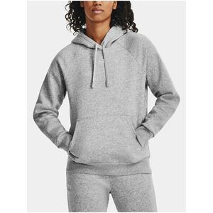 Svetlosivá mikina s kapucňou Under Armour UA Rival Fleece Hoodie vyobraziť