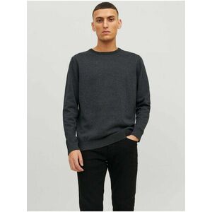 Tmavosivý pánsky sveter Jack & Jones Basic vyobraziť