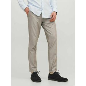 Béžové pánske chino nohavice Jack & Jones Marco vyobraziť