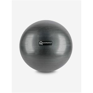 Čierna gymnastická lopta 75 cm Worqout Gym Ball vyobraziť