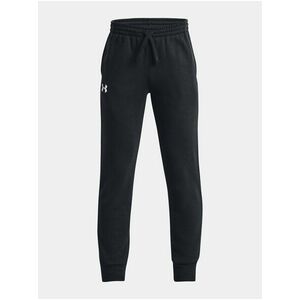 Čierne tepláky Under Armour UA Rival Fleece Joggers vyobraziť