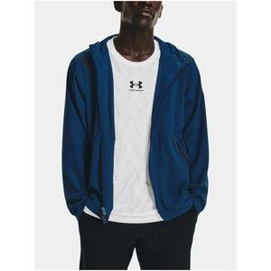 Tmavomodrá športová bunda Under Armour UA Unstoppable Jacket vyobraziť