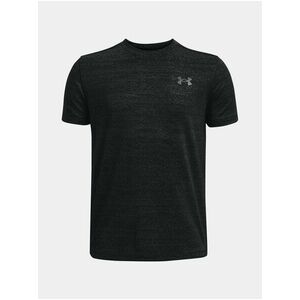 Čierne športové tričko Under Armour UA Tech Vent Jacquard SS vyobraziť