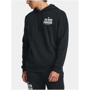 Čierna mikina Under Armour Pjt Rock Rival Fleece Hoodie vyobraziť