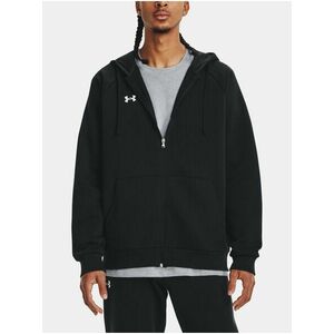 Čierna mikina Under Armour UA Rival Fleece FZ Hoodie vyobraziť