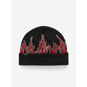 Čierno-červená chlapčenská čiapka VANS Up in Flames Beanie vyobraziť