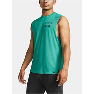 Petrolejové športové tielko Under Armour Pjt Rock SMS SL Tank Q4 vyobraziť