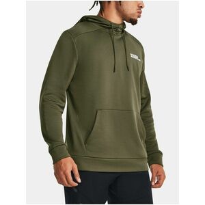 Zelená športová mikina Under Armour UA Armour Fleece Graphic HD vyobraziť