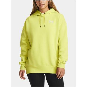 Žltá mikina Under Armour Essential Flc OS Hoodie vyobraziť