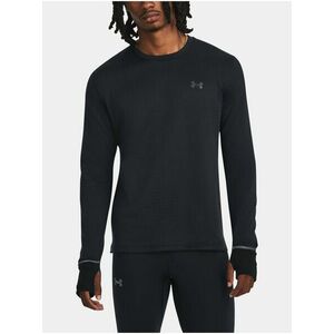 Čierne športové tričko Under Armour QUALIFIER COLD LONGSLEEVE vyobraziť