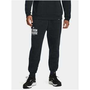 Čierne tepláky Under Armour Pjt Rock Rival Flc Jogger vyobraziť