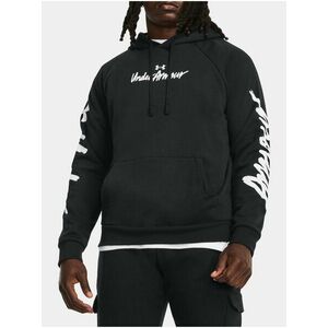 Čierna mikina Under Armour UA Rival Fleece Graphic HD vyobraziť