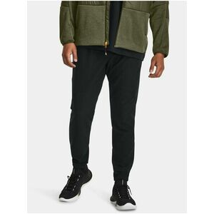 Čierne športové tepláky Under Armour UA Stretch Woven CW Jogger vyobraziť