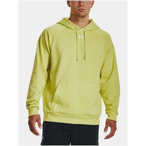 Žltá mikina Under Armour UA Rival Fleece Hoodie-YLW vyobraziť