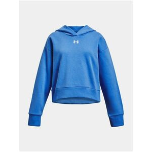 Modrá mikina Under Armour UA Rival Fleece Crop Hoodie vyobraziť