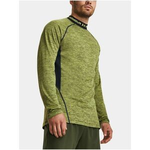 Žlté športové tričko Under Armour UA CG Armour Twist Mock vyobraziť