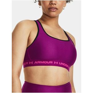 Fialová športová podprsenka Under Armour Crossback Mid Bra vyobraziť