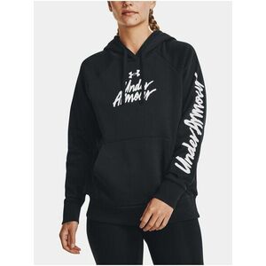 Čierna mikina Under Armour UA Rival Fleece Graphic Hdy vyobraziť