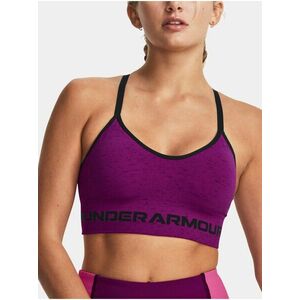 Fialová športová podprsenka Under Armour UA Seamless Low Long Htr Bra vyobraziť