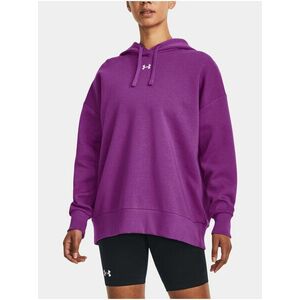 Fialová mikina Under Armour UA Rival Fleece OS Hoodie vyobraziť