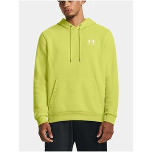 Žltá mikina Under Armour UA Essential Fleece Hoodie vyobraziť