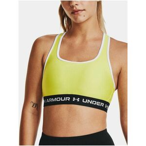 Žltá športová podprsenka Under Armour Crossback Mid Bra vyobraziť